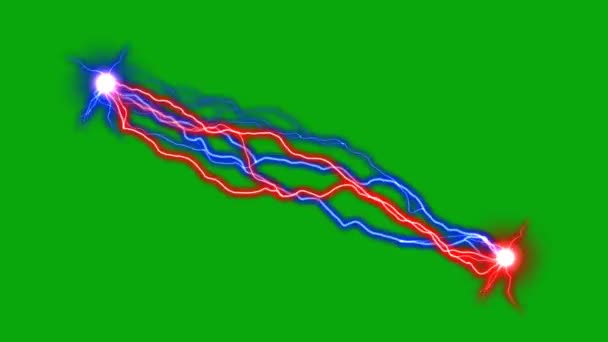 Efek Petir Animation Ultra Tinggi Definisi Lightning Ledakan Resolusi Tinggi — Stok Video