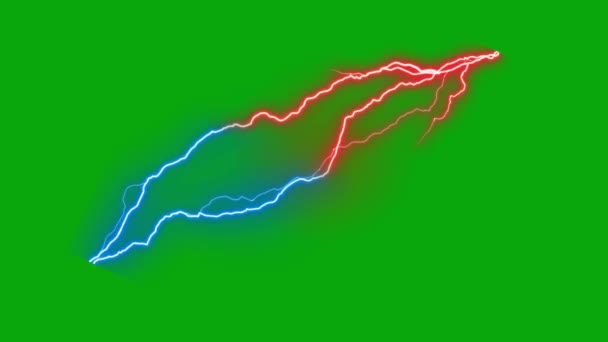 Bliksem Effect Animatie Ultra High Definition Lightning Blast Hoge Resolutie — Stockvideo