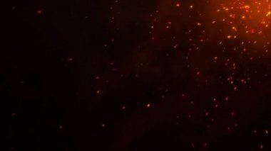 yüksek kaliteli siyah ekran arkaplan videosunu ateşle