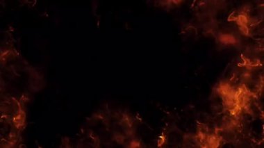 yüksek kaliteli siyah ekran arkaplan videosunu ateşle