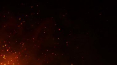 yüksek kaliteli siyah ekran arkaplan videosunu ateşle