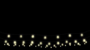 Parlayan Işık Çelengi Canlandırması 4K Yeşil Ekran