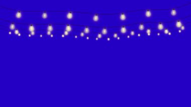 Parlayan Işık Çelengi Canlandırması 4K Yeşil Ekran