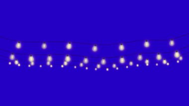 Parlayan Işık Çelengi Canlandırması 4K Yeşil Ekran