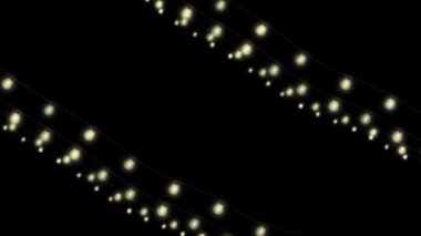 Parlayan Işık Çelengi Canlandırması 4K Yeşil Ekran