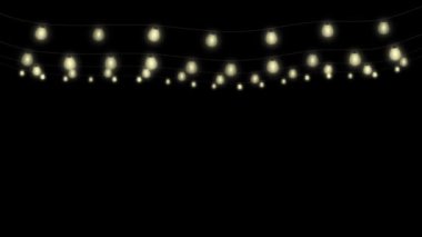 Parlayan Işık Çelengi Canlandırması 4K Yeşil Ekran