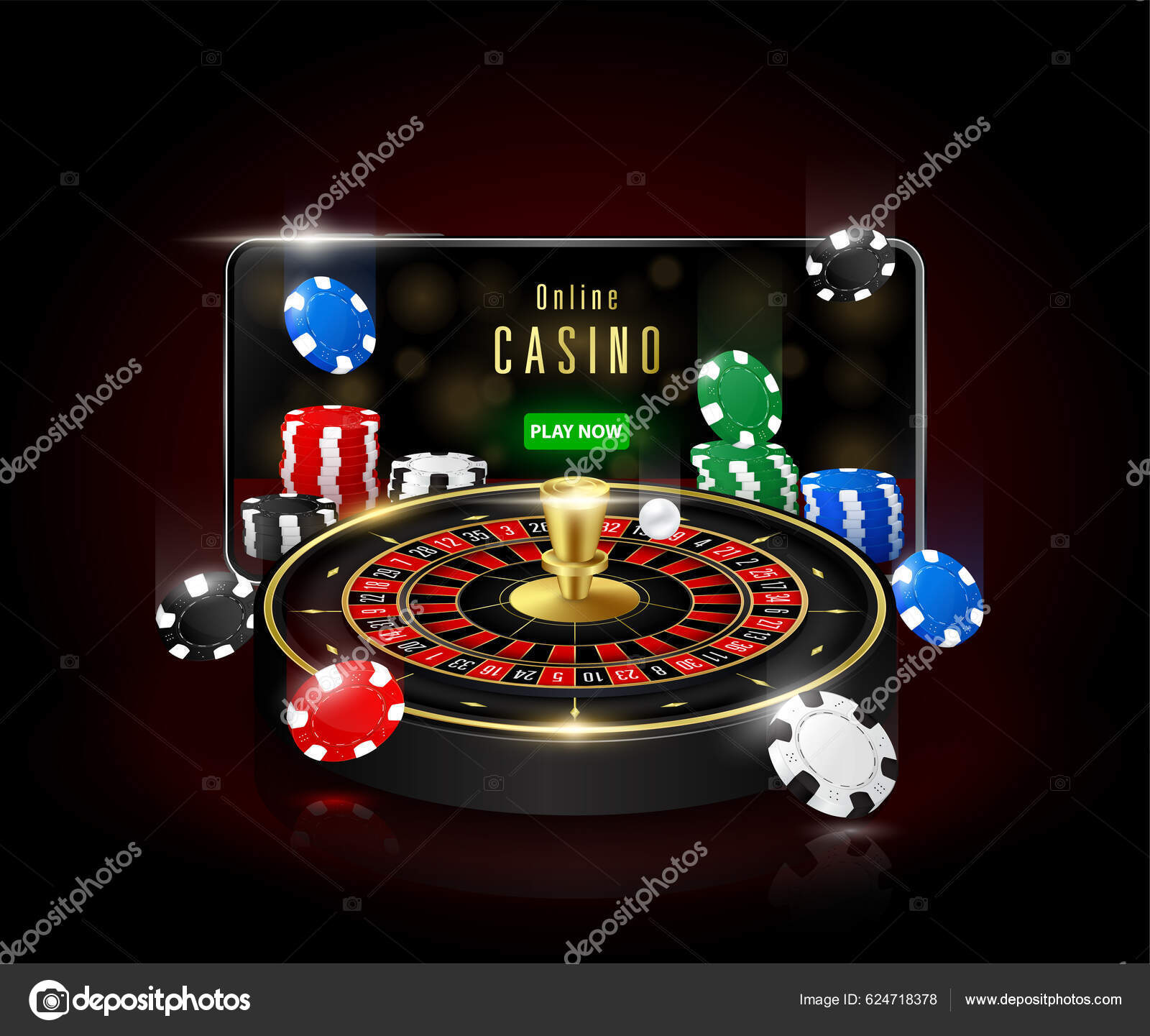 Jogue poker online. casino online - conceito de jogo online