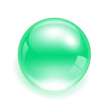 Green drop water Isolated on white background. Collagen solution vitamins complex from nature. Beauty treatment nutrition skincare design. 3D Realistic Vector.