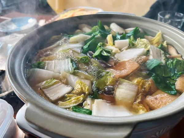 Nabe - a Japanese hot winter food.