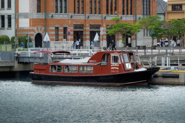 Park etmiş Mojiko Retro yolcu gemisi 