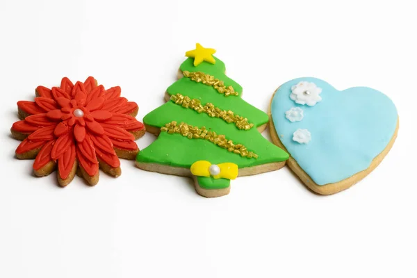 Biscoitos Artesanais Para Dar Natal Cozido Madrid — Fotografia de Stock