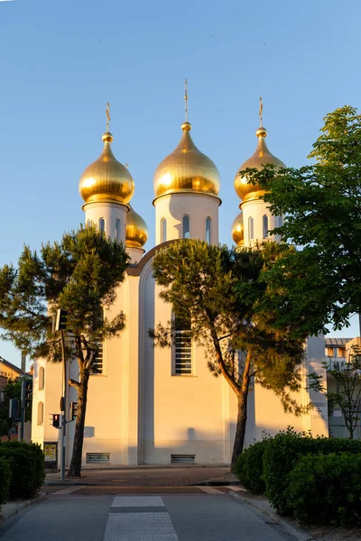 聖マリア マグダレーネ ロシア正教会の詳細スペイン マドリード市 — ストック写真
