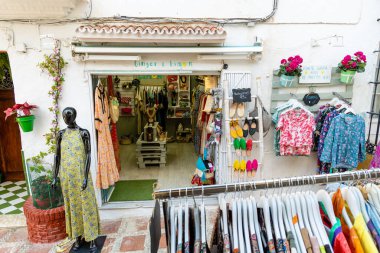 İspanya 'nın Malaga eyaletindeki Marbella şehrinin tarihi merkezinin ayrıntıları