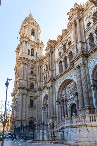 Detalles Fachada Exterior Catedral Málaga España —  Fotos de Stock
