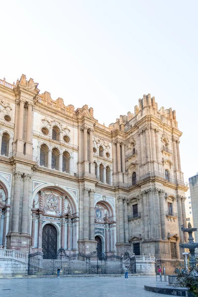 スペイン マラガ大聖堂外観の詳細 — ストック写真