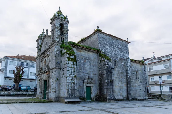 Baiona Spain Грудня 2022 Каплиця Церкви Санта Ліберата Середньовічна Будівля — стокове фото