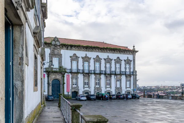 Porto Portugalsko Prosince 2022 Detaily Fasády Porto Katedrály Náměstí Před — Stock fotografie
