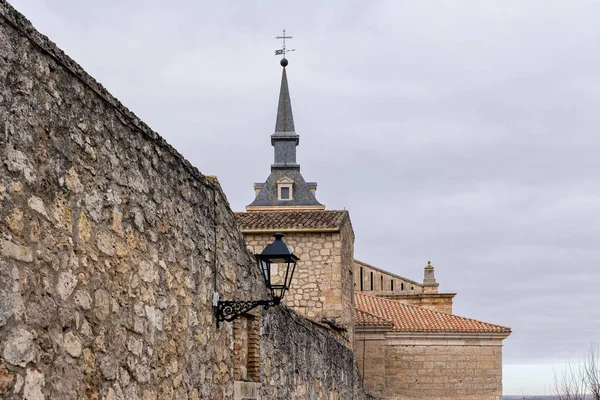 Деталі Будівель Історичного Центру Міста Лерма Провінція Бургос Іспанія — стокове фото