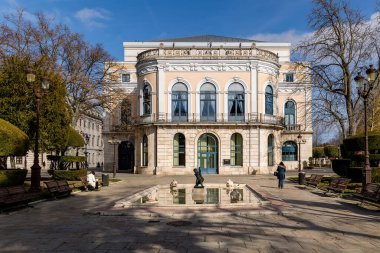 details of the buildings of the historic center of the city of Burgos, Spain