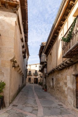 details of the historic buildings of the city of Pedraza in the province of Segovia, Spain