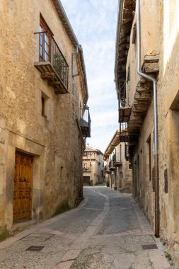 details of the historic buildings of the city of Pedraza in the province of Segovia, Spain