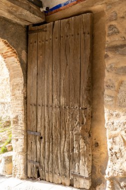details of the historic buildings of the city of Pedraza in the province of Segovia, Spain