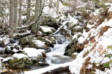 On the way up to the Penalara glacier circus area, in the Guadarrama mountains of Madrid