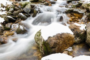 On the way up to the Penalara glacier circus area, in the Guadarrama mountains of Madrid