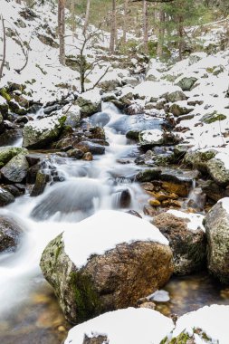 On the way up to the Penalara glacier circus area, in the Guadarrama mountains of Madrid