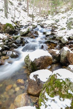 On the way up to the Penalara glacier circus area, in the Guadarrama mountains of Madrid