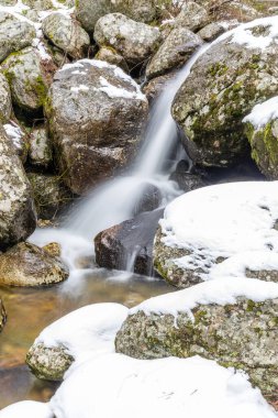 On the way up to the Penalara glacier circus area, in the Guadarrama mountains of Madrid