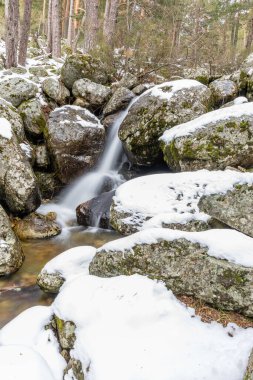 On the way up to the Penalara glacier circus area, in the Guadarrama mountains of Madrid