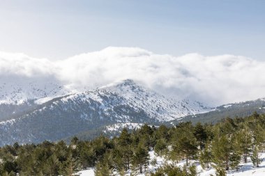 On the way up to the Penalara glacier circus area, in the Guadarrama mountains of Madrid