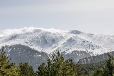 On the way up to the Penalara glacier circus area, in the Guadarrama mountains of Madrid