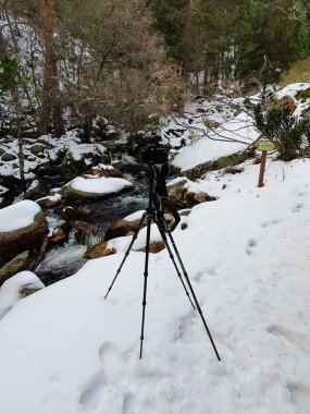 On the way up to the Penalara glacier circus area, in the Guadarrama mountains of Madrid