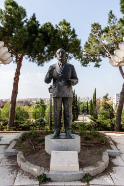 Madrid Enrique Tierno Galvan park, where the planetarium is located
