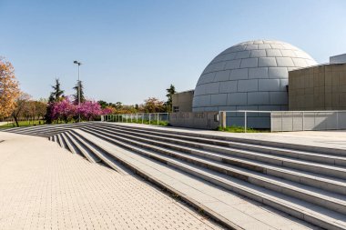Madrid Enrique Tierno Galvan park, where the planetarium is located