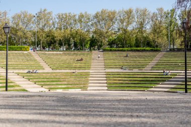 Madrid Enrique Tierno Galvan park, where the planetarium is located