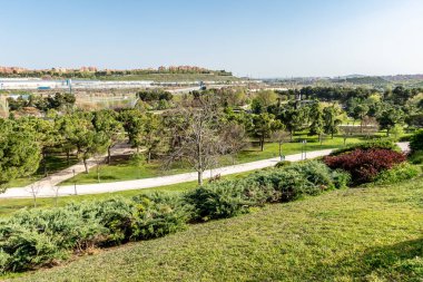Madrid Enrique Tierno Galvan park, where the planetarium is located