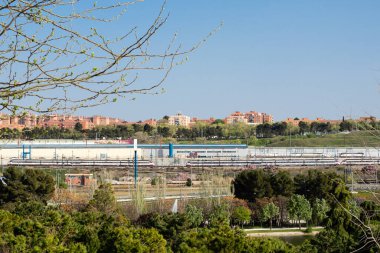 Madrid Enrique Tierno Galvan park, where the planetarium is located