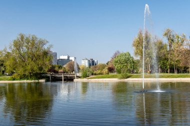 Madrid Enrique Tierno Galvan park, where the planetarium is located