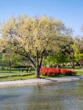Madrid Enrique Tierno Galvan park, where the planetarium is located