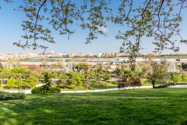 Madrid Enrique Tierno Galvan park, where the planetarium is located