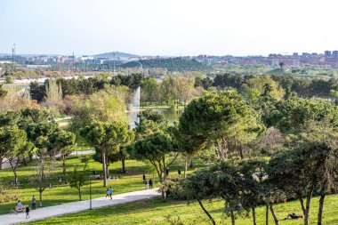 Madrid Enrique Tierno Galvan park, where the planetarium is located