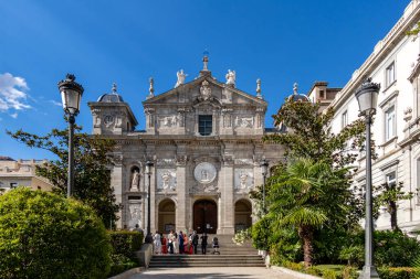 Kilise, santa barbara, salesas reales Manastırı kilise olarak da bilinir. Madrid, İspanya