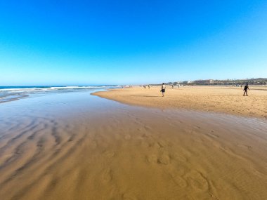 Sea in beach of La Barrosa, Cadiz, Spain