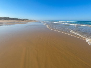 Sea in beach of La Barrosa, Cadiz, Spain