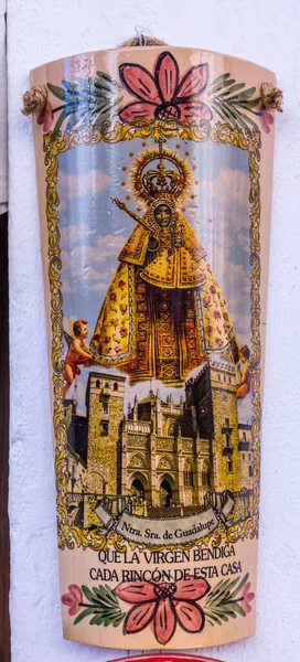 Souvenirs Las Muchas Tiendas Para Turistas Guadalupe Cáceres España — Foto de Stock