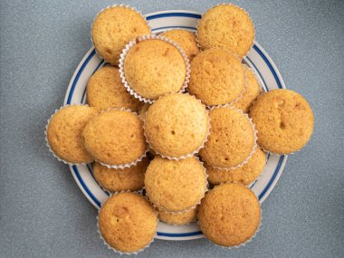 muffin with walnuts on top