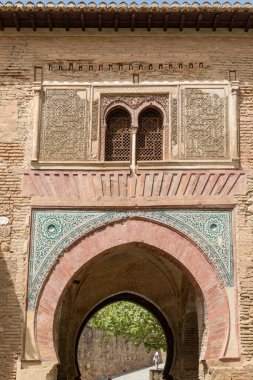 Görünüm ünlü alhambra, granada, İspanya.